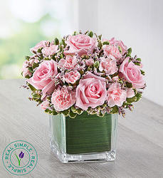 Pink Rose Fancy™ by Real Simple® Davenport Florist - Same Day Flower Delivery - Flower Power 